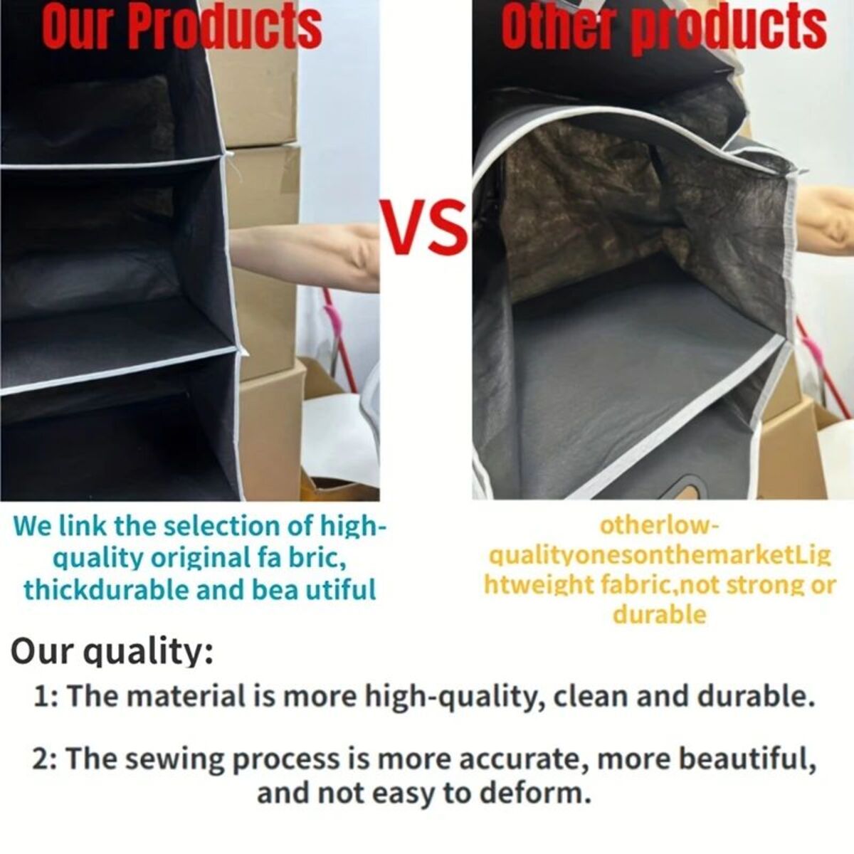 Organisateur Coffre Voiture Pliable - Rangement Multi-Poches Grande Capacité