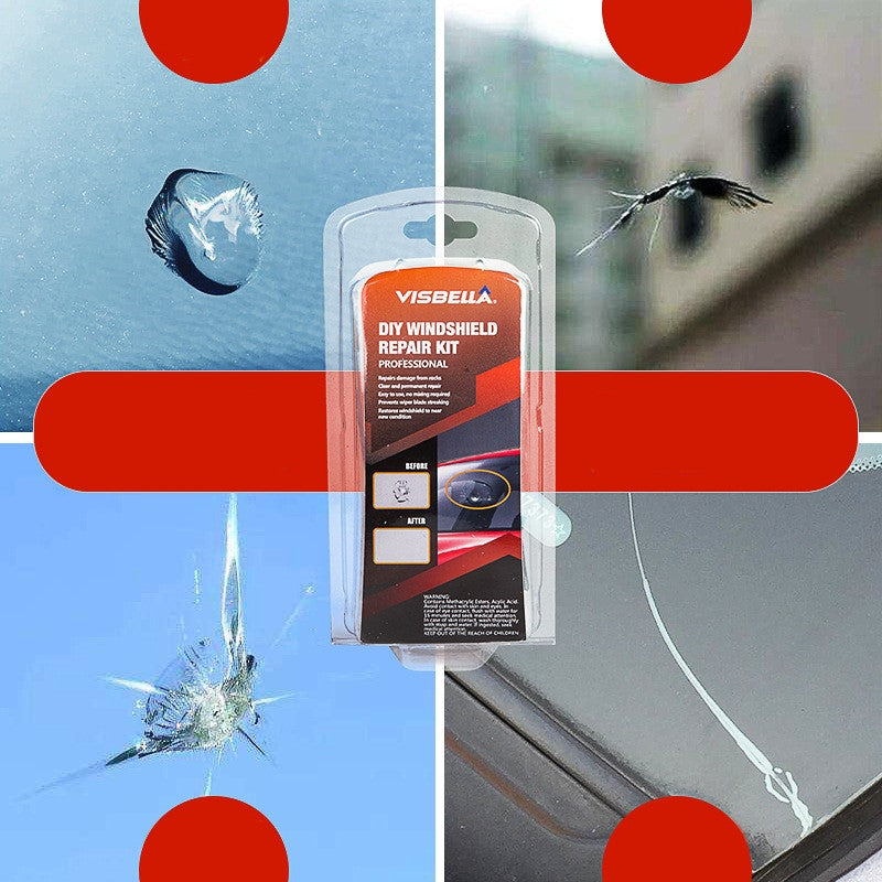 Kit Réparation Pare-Brise Professionnel - Réparez les Fissures en 20 Minutes